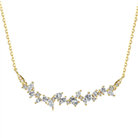 Collar Mujer in Plata Cubic Zirconia NHVWG01